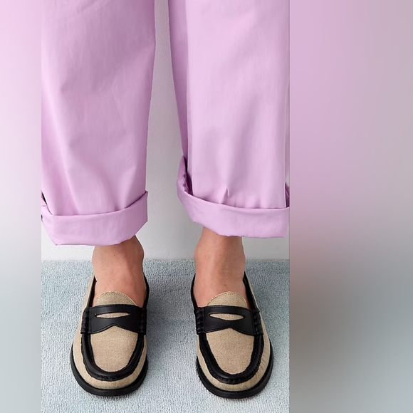 Winona penny loafers in Italian linen - Picture 5 of 9